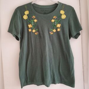 Lucky Brand embroidered shirt